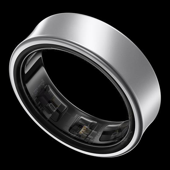 Samsung Galaxy Ring Größe 13 Titanium Silber SM-Q503NZSAEUE Smart Ring (SM-Q503NZSAEUE) (geöffnet)