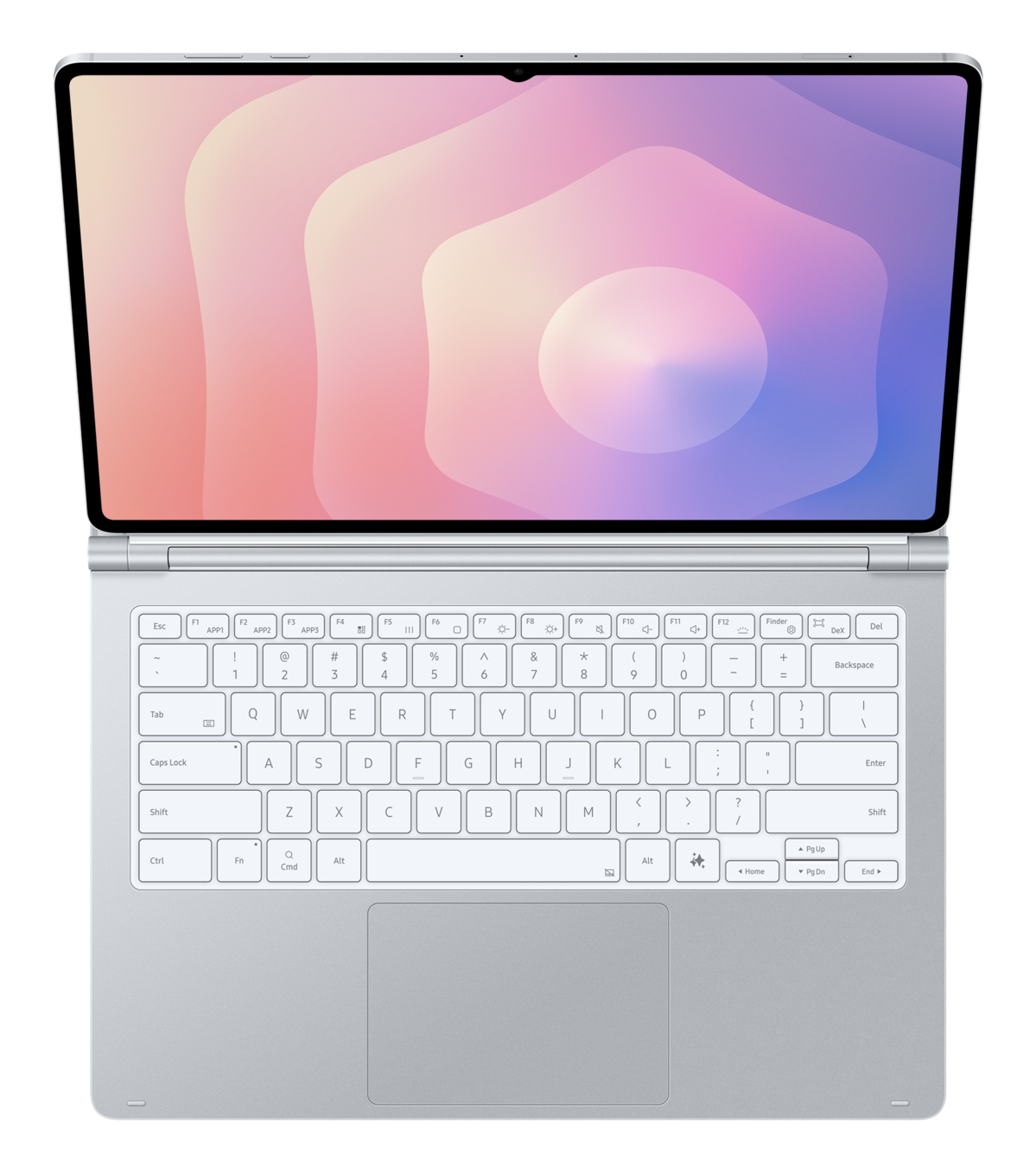 Samsung EF-DX935 QWERTZ Tastatur für Galaxy Tab S11 Ultra Silber