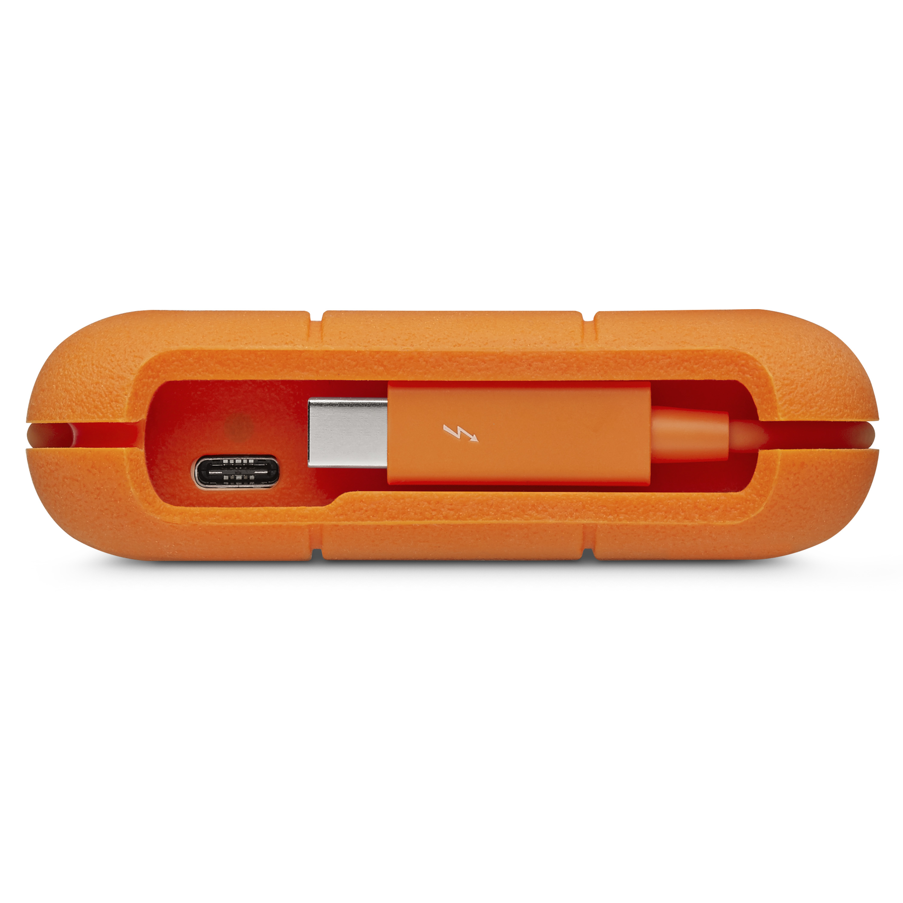 LaCie Rugged Secure Externe Festplatte 2 TB USB-C Orange