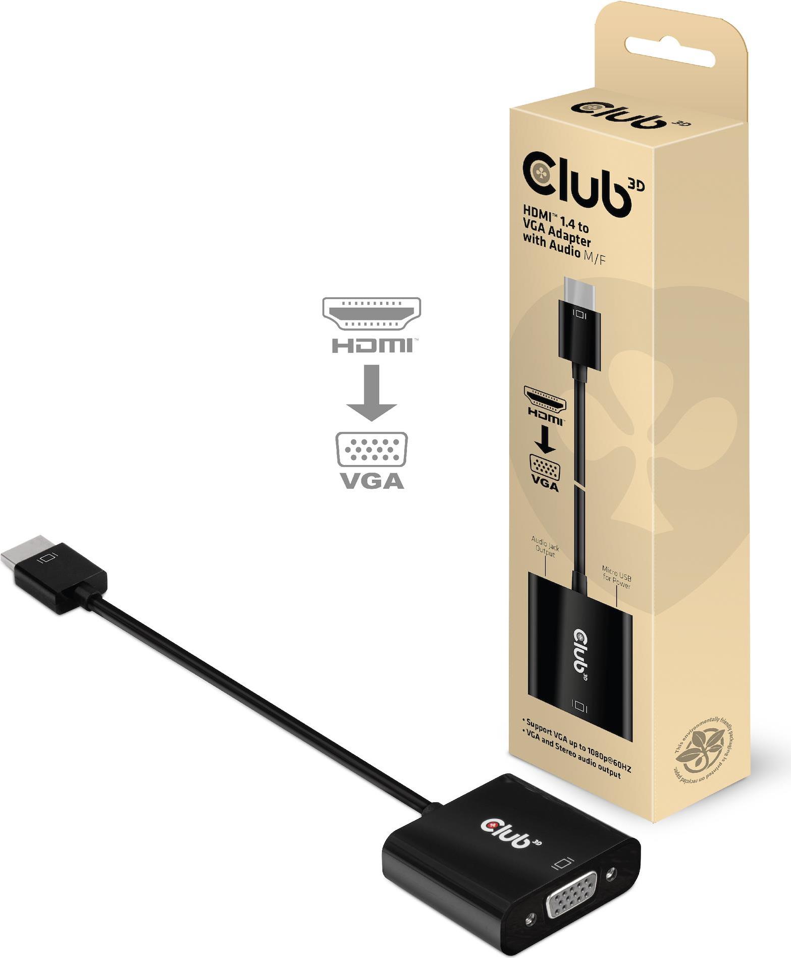 Club 3D CAC-1302 Videoschnittstellen-Converter (CAC-1302)