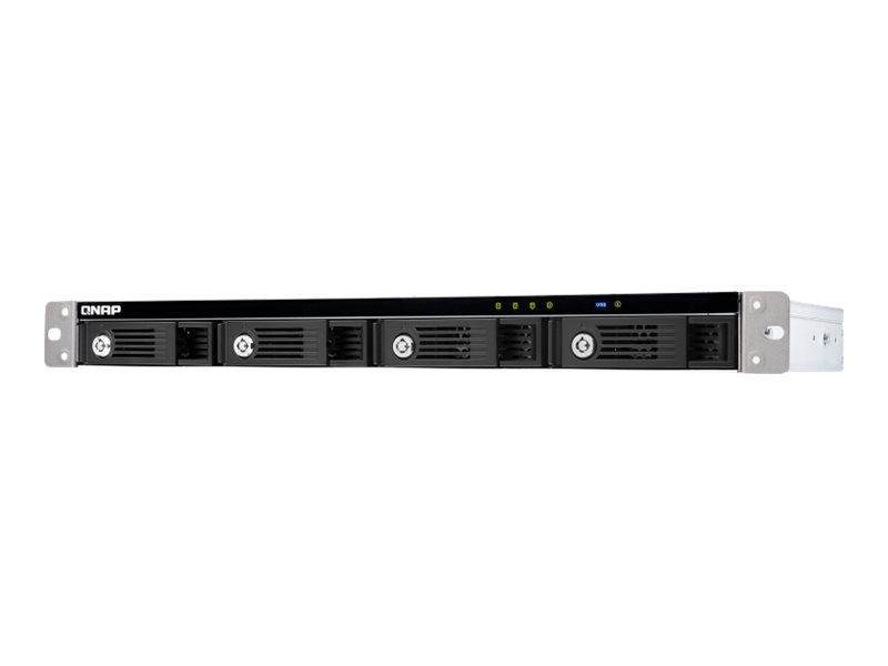 QNAP TR-004U 1U 4-Bay NAS-Erweiterung RAID Schwarz, Silber