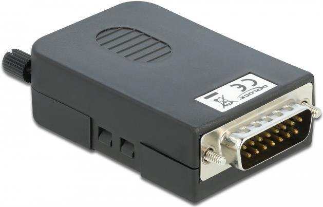 DeLOCK VGA-Adapter DB-15 (M) bis 16 pin terminal block (66566)