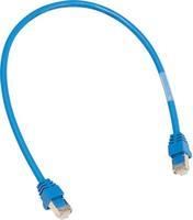 HAGER ZZ45WAN100 Patch-Leitung mit 2xRJ45 blau 1m (ZZ45WAN100)