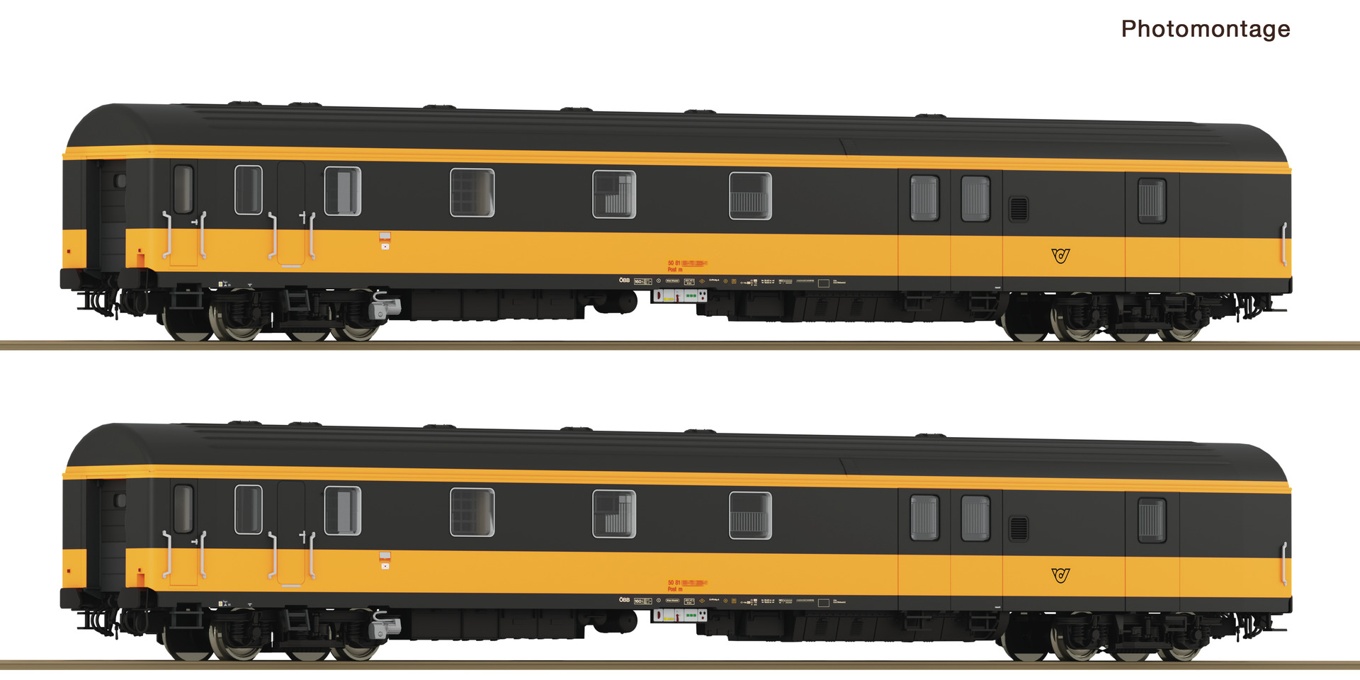 Roco 6200188 H0 2er-Set Bahnpostwagen der ÖBB