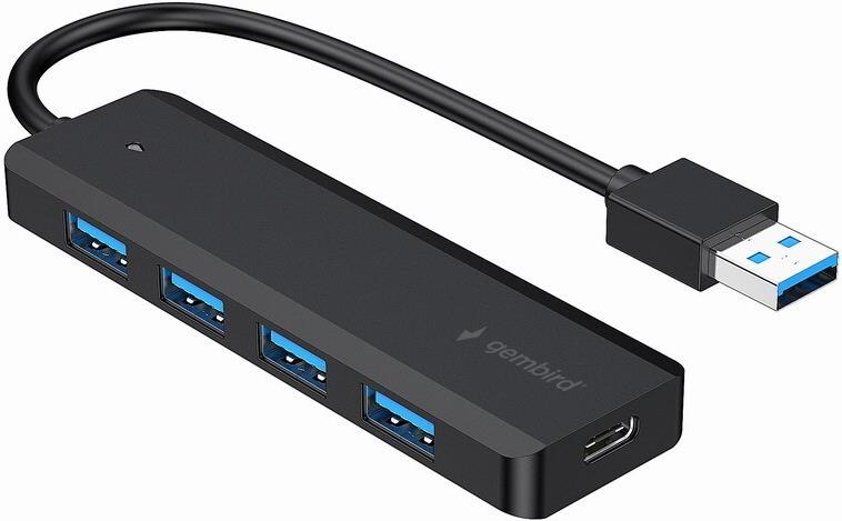 Gembird UHB-U3P4P-02 4-Port USB 3.1 (Gen 1) Hub (UHB-U3P4P-02)