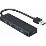 Gembird UHB-U3P4P-02 4-Port USB 3.1 (Gen 1) Hub (UHB-U3P4P-02)