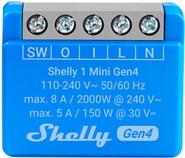 Shelly · Unterputz·""1 Mini Gen4""· Relais· max 8A· 1 Kanal· WLAN· Matter· Zigbee· (Shelly_1_Mini Gen4)