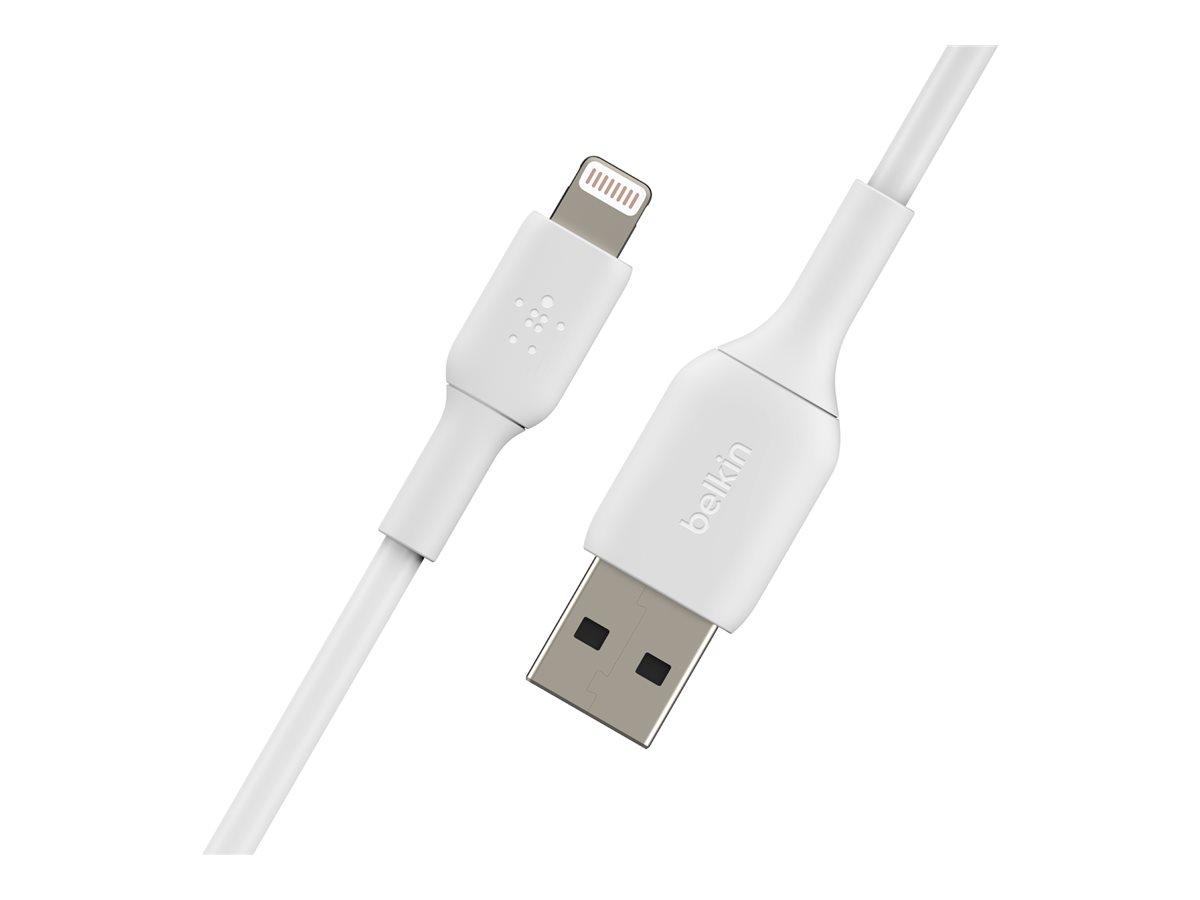 Belkin BoostCharge Lightning-Kabel Lightning auf USB Typ A 15 cm Weiß