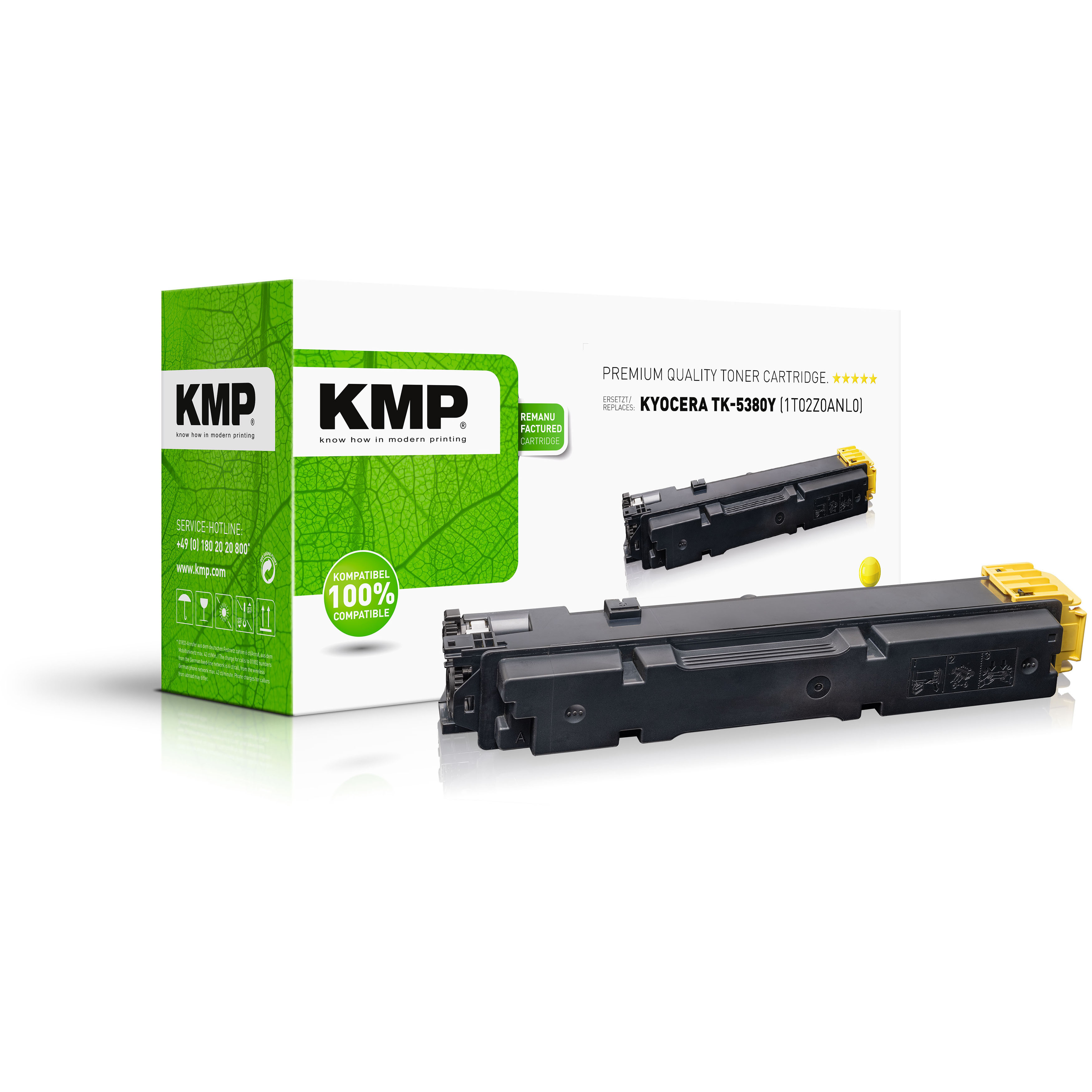 KMP Tonerkartusche kompatibel für Kyocera TK-5380 Gelb