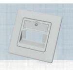 EasyLan CKVDUSL2R. Produktfarbe: Weiß, Material: Polymer, Design: konventionell. Breite: 80 mm, Höhe: 80 mm (CKVDUSL2R)