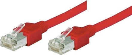 TECLINE Patchkabel SF/UTP, Cat 5e, rot, 20,0 m