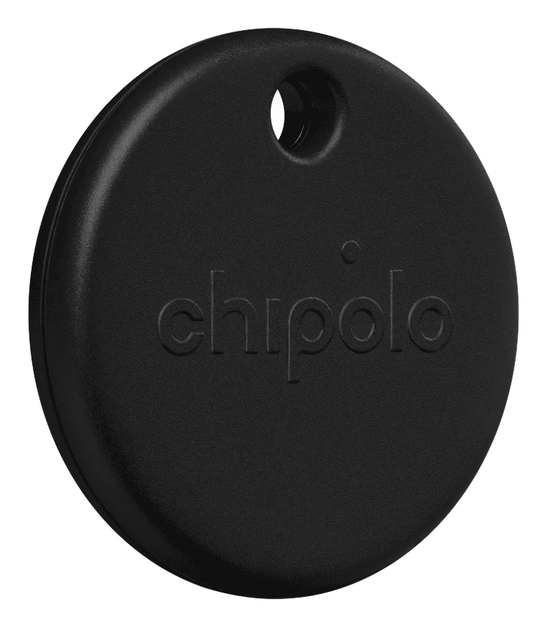 Chipolo POP Schlüsselfinder Bluetooth 6.0 Apple Find My Google Find My Device Schwarz