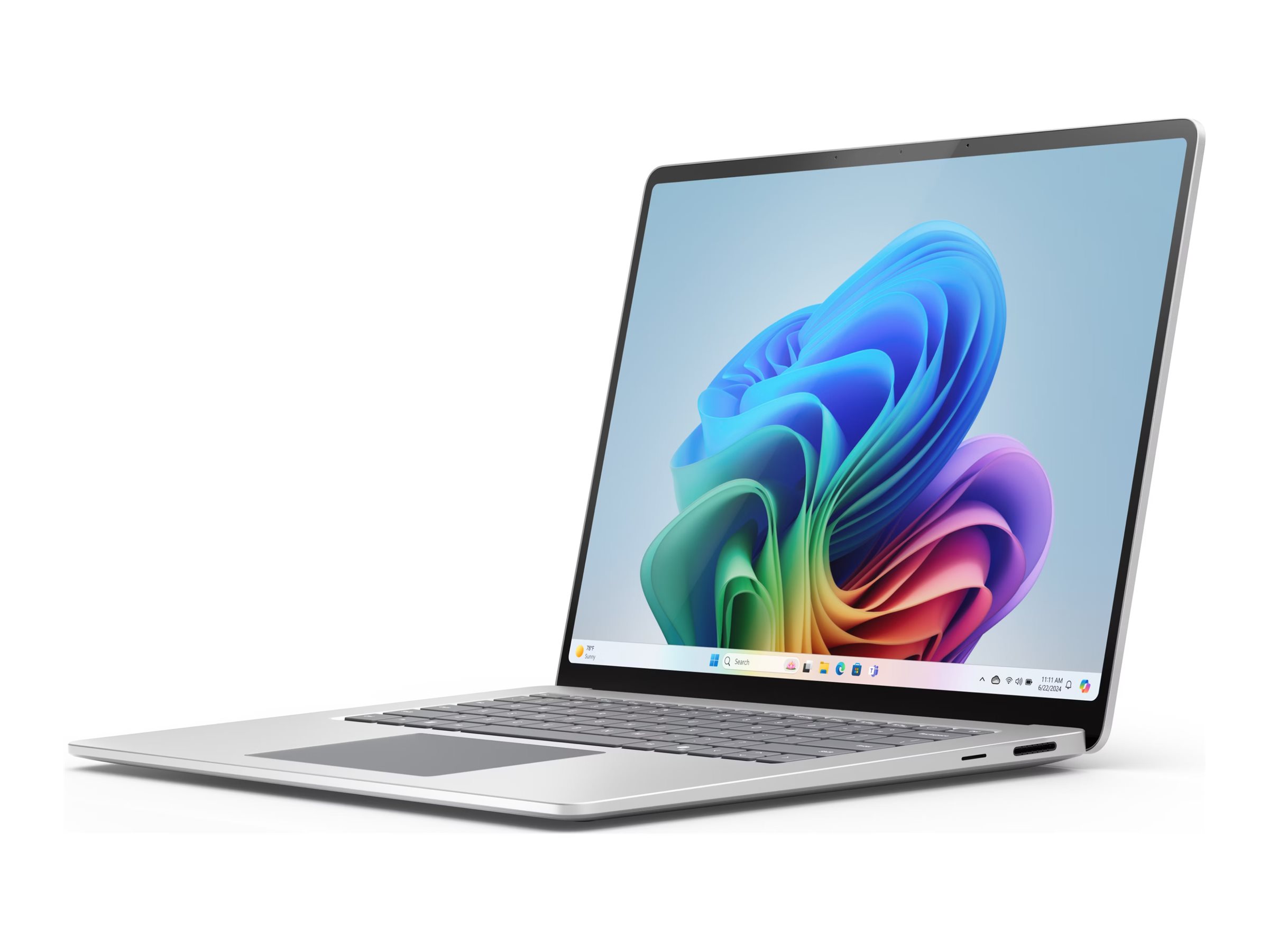 Microsoft Surface Laptop 7 15" Snapdragon X Elite X1E-80-100 16 GB RAM 256 GB SSD Platin