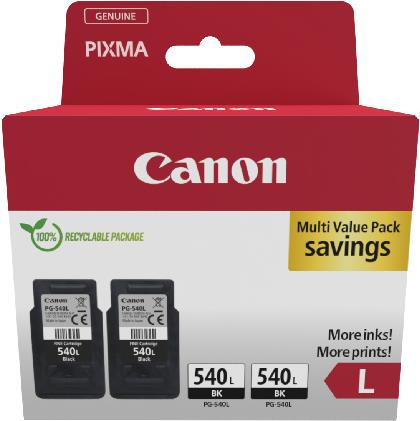 Canon PG-540L Druckerpatrone 2 Stück(e) Original High (L) Yield Schwarz (5224B020)