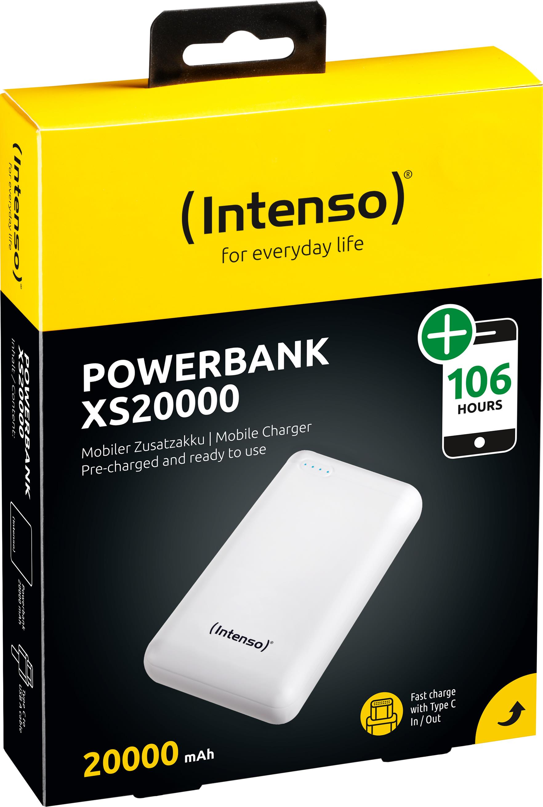Intenso XS20000 Powerbank 20000 mAh Weiß