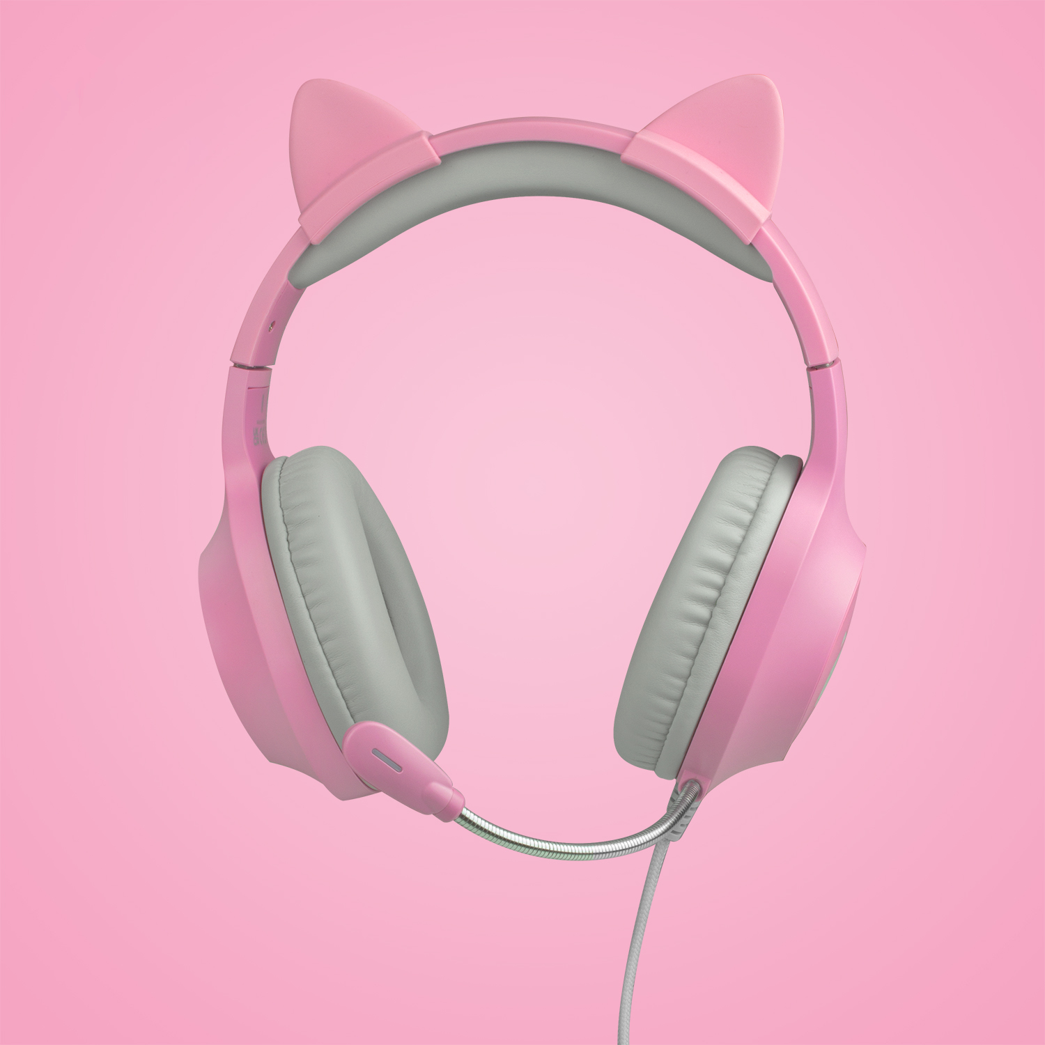 Blade Tanooki Gaming Headset Kabelgebunden Grau, Pink
