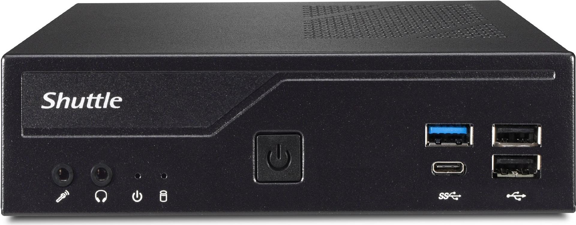 Shuttle XPC slim DH610 Barebone LGA 1700 Intel H610 Schwarz