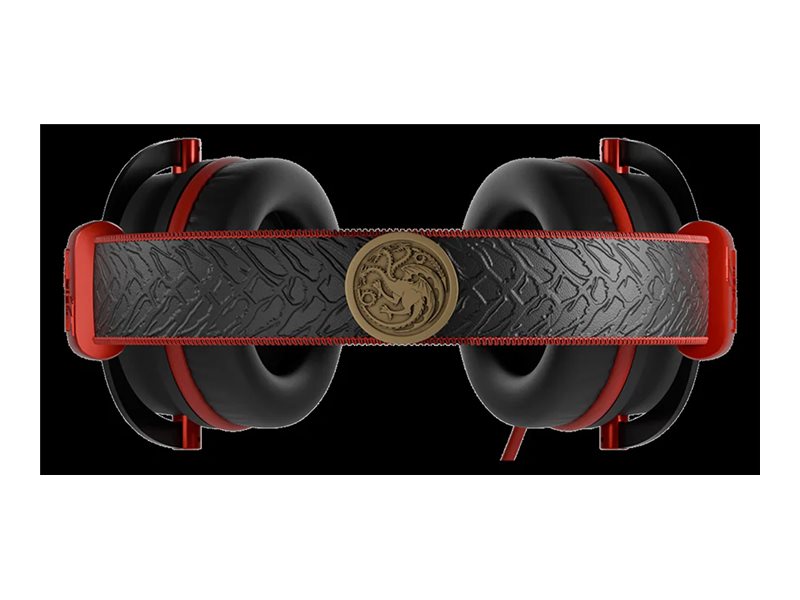 Lexip HBO Game of Thrones Dragon Gaming-Headset Bluetooth Verkabelt & Kabellos Schwarz Rot