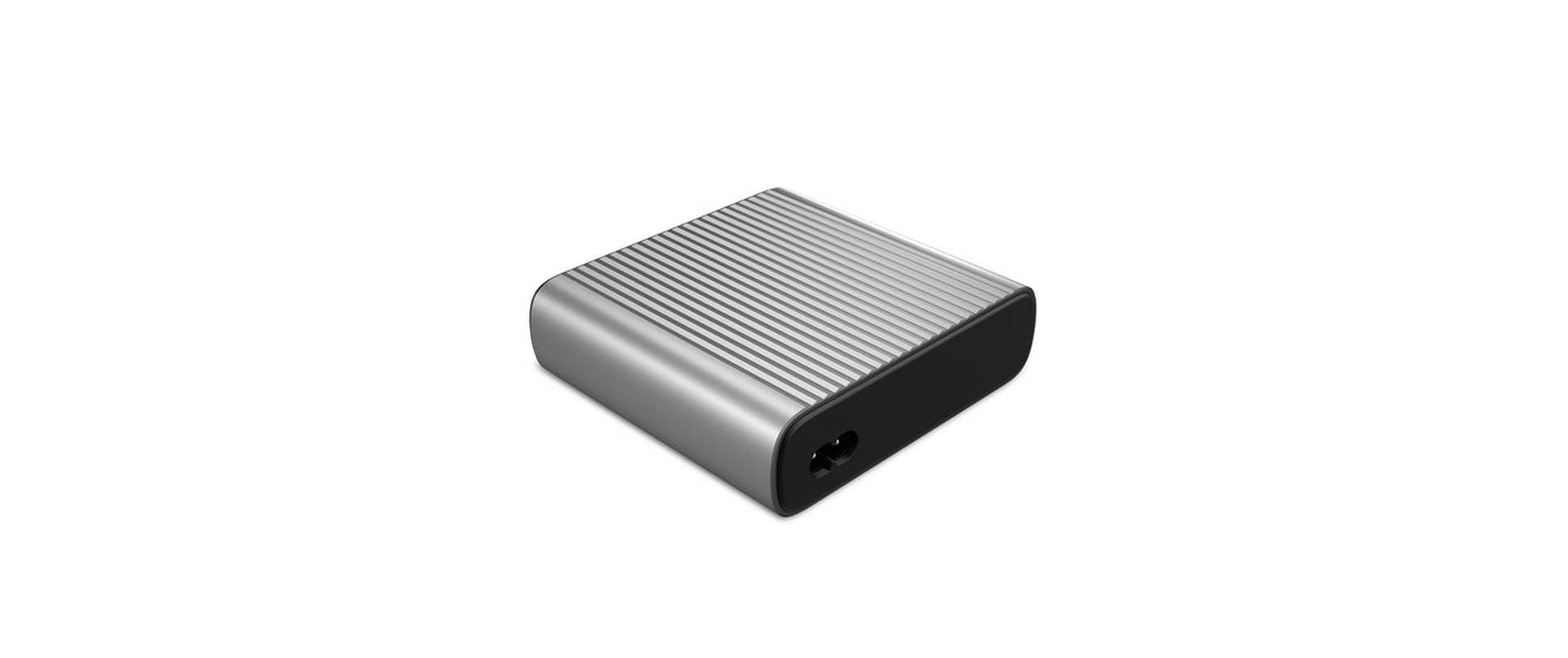 Hyper HyperJuice 245 W GaN Desktop-Ladegerät Schwarz, Silber
