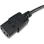 Equip 112300 Stromkabel Schwarz 2 m BS 1363 C13-Koppler (112300)