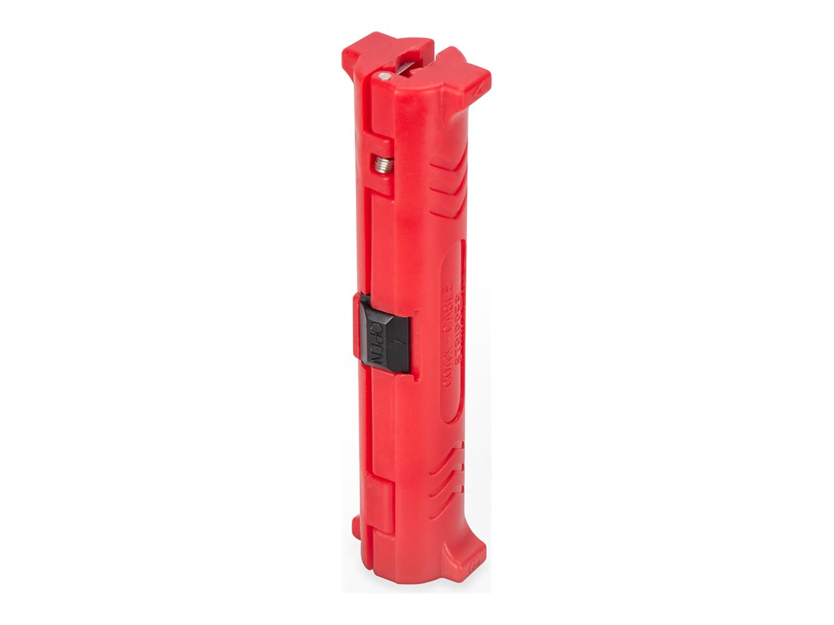 DIGITUS Abisolierwerkzeug DN-94001-1 für Datenkabel 5-15 mm bis 24 AWG Rot