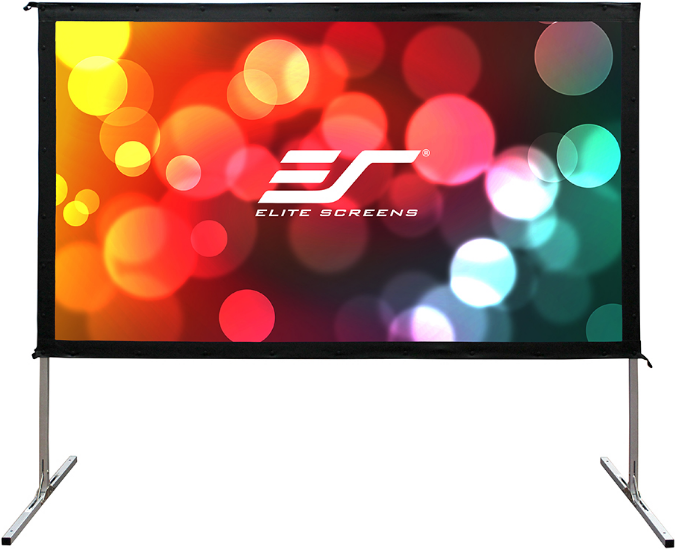 Elite Screens Yard Master 2 OMS100H2-DUAL 100" 16:9 Silber, Schwarz
