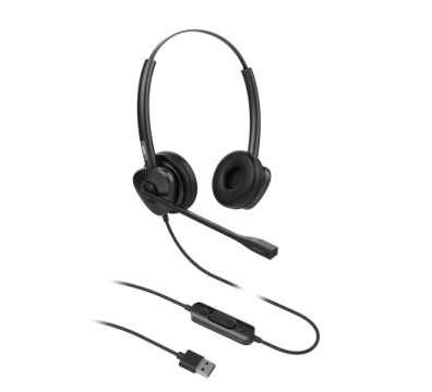 Fanvil HT302-U Monaural On-Ear Headset USB Typ-A Schwarz