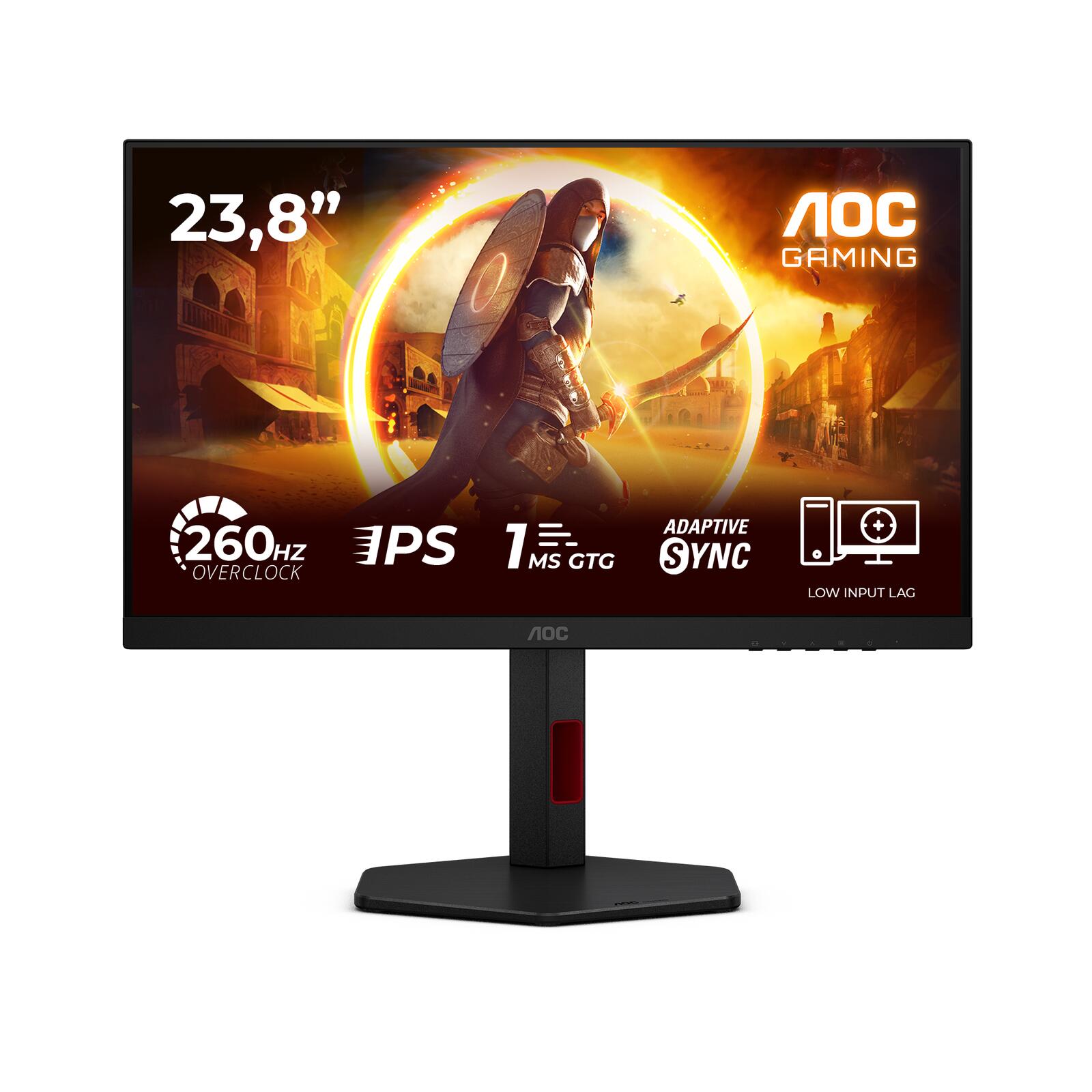 AOC Gaming 27G4ZRE 27" Full HD LED-Monitor 240 Hz Fast IPS HDR10 Schwarz/Rot