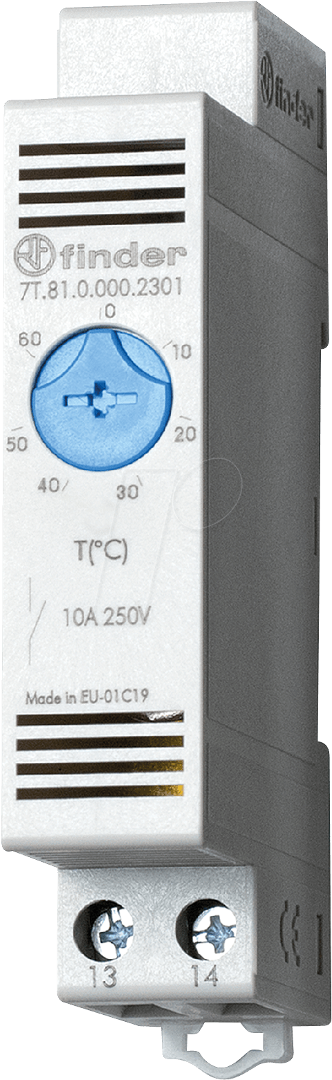 Finder Thermostate -20...+40 °C 1 NO (7T.81.0.000.2301)