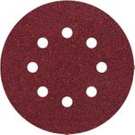 Wolfcraft 2069000 Exzenterschleifpapier mit Klett, gelocht Körnung num 40 (Ø) 125 mm 5 St.