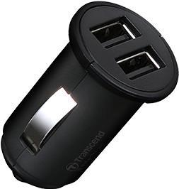 TRANSCEND Dual USB Car Charger for DrivePro 8M/4M cable USB type A to micro B (TS-DPL3)