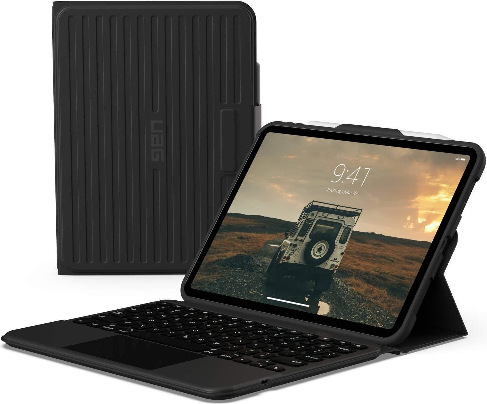 UAG Urban Armor Gear Rugged Keyboard Case | Apple iPad 10,9“ (2022) | schwarz | 124022114031 (124022114031)