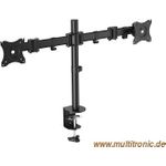 Equip Life Befestigungskit (Tischmontage, 2 Gelenkarme, Montage für uneingeschränkte Bewegung, 2 VESA-Adapter) für 2 LCD-Displays (650115)