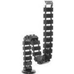 Flexibler Kabelkanal, Gesamtlänge: 1300 mm, schwarz (ISWT-CAN-6735)