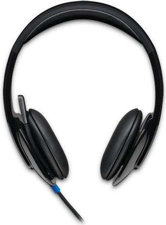Logitech H540 USB Computer Headset Kopfhörer Kabelgebunden Kopfband Büro/Callcenter Schwarz (981-000510)