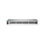 HPE Aruba 2530-48G Switch - verwaltet - 48 x 10/100/1000 + 4 x Gigabit SFP - Desktop, an Rack montierbar, wandmontierbar (J9775A#ABB)
