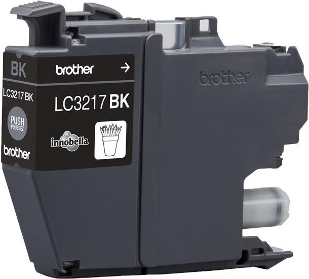 Brother LC Tintenpatrone LC3217BK Original Schwarz