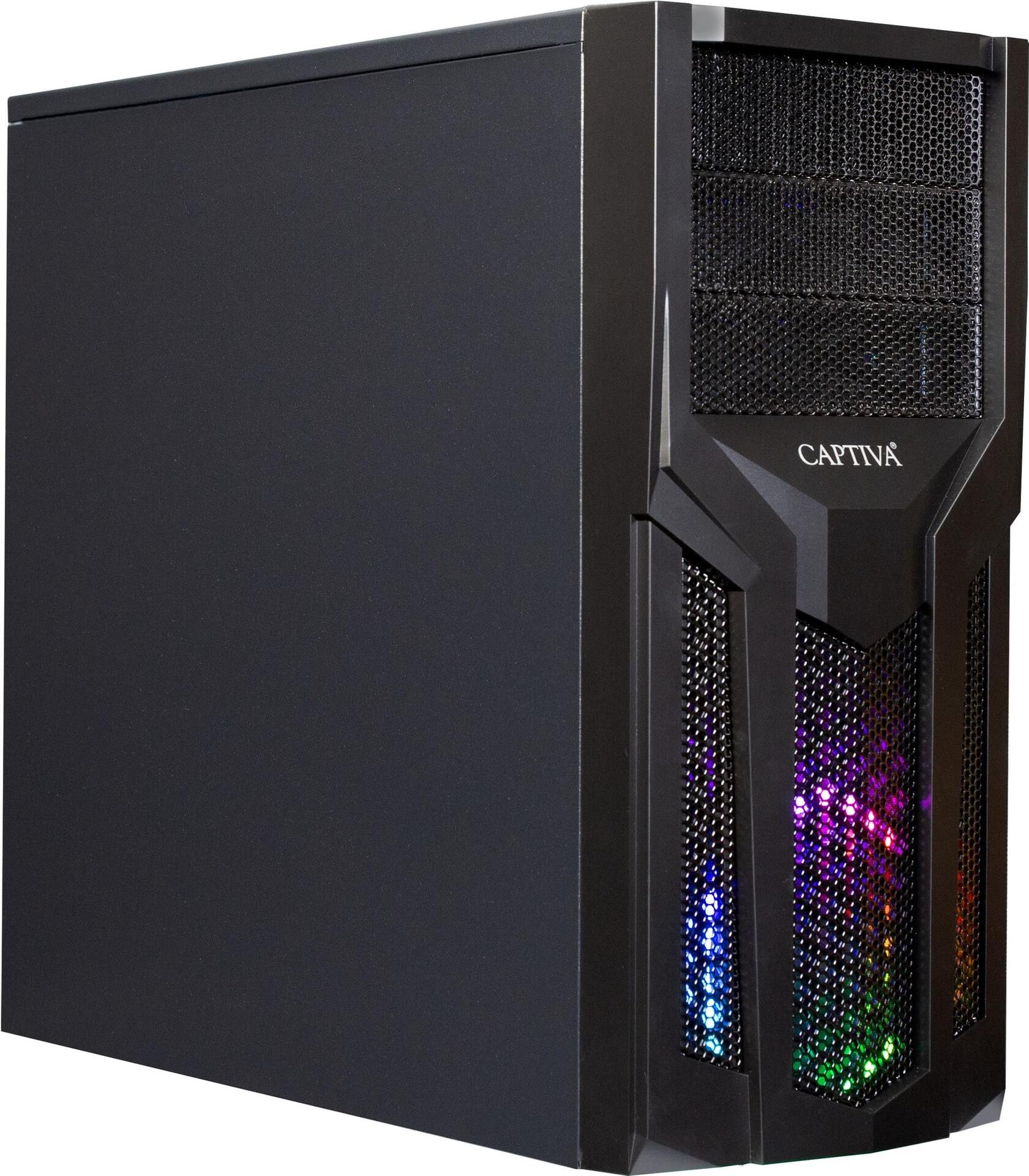 Captiva I67-480 PC Tower Intel® Core™ i5 i5-10400F 16 GB DDR4-SDRAM 1 TB SSD NVIDIA GeForce RTX 3050 Windows 11 Home Schwarz (67480)