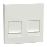 Merten Zentralplatte MEG4562-0319 2fach polarweiß glänzend (MEG4562-0319)