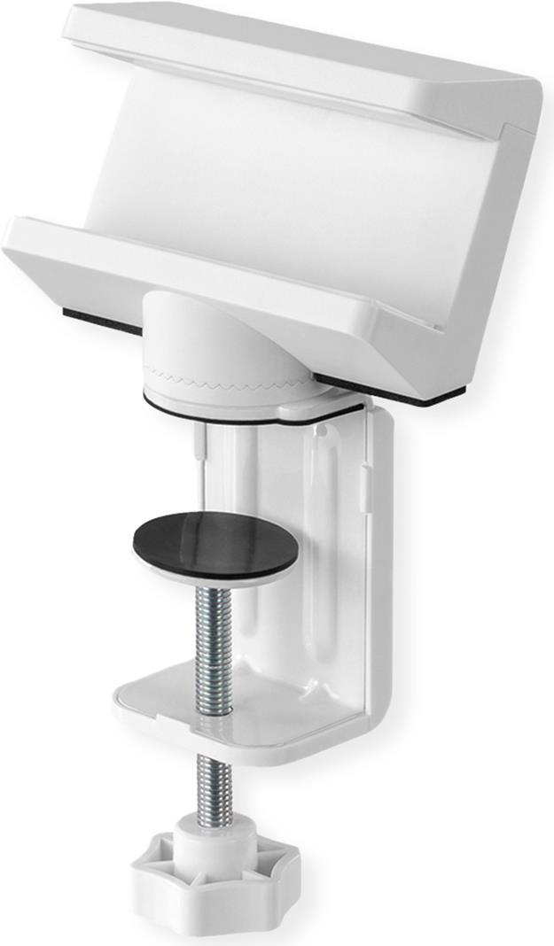 VALUE Tischklemme für Steckdosenleiste, drehbar 360°, weiß (19.99.3231)