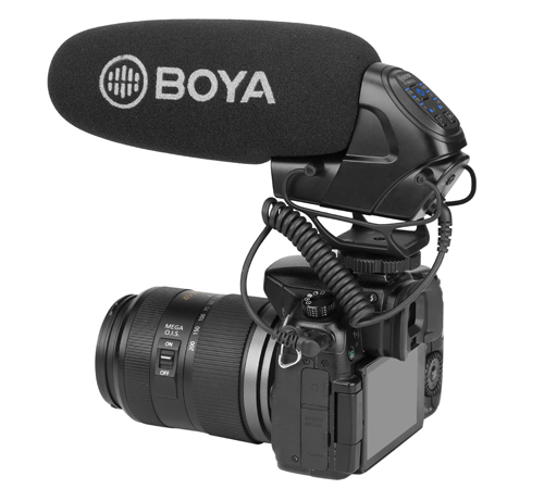 BOYA BY-BM3032 Digitales Kameramikrofon Superkardioid 3,5 mm Schwarz