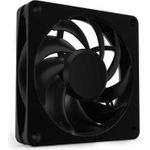 Alphacool Apex Stealth Metall. Typ: Ventilator, Lüfterdurchmesser: 12 cm, Rotationsgeschwindigkeit (min.): 400 RPM, Rotationsgeschwindigkeit (max.): 3000 RPM, Geräuschpegel (langsame Geschwindigkeit): 30 dB, Geräuschpegel (hohe Geschwindigkeit): 49,9 dB, Maximaler Luftstrom: 116,89 cfm, Luftstrom: 198,597 m³/h, Lagertyp: Hydrodynamisches Lager (HDB). Breite: 120 mm, Tiefe: 120 mm, Höhe: 25 mm. Produktfarbe: Schwarz (13823)