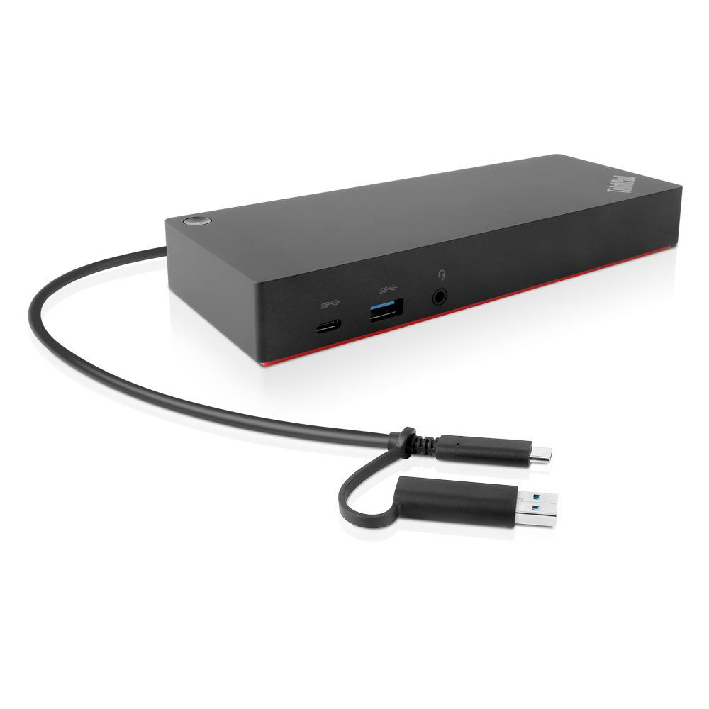 Lenovo ThinkPad Hybrid USB-C mit USB-A Dock Dockingstation Schwarz