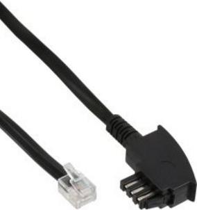 InLine 18815A 15m Schwarz Telefonkabel (18815A)