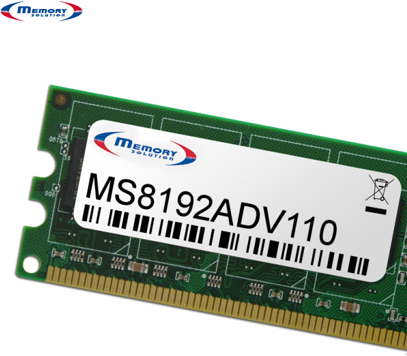 Memory Solution MS8192ADV110 8GB Speichermodul (MS8192ADV110)