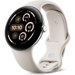 Google Pixel Watch 3 Smartwatch 41 mm WiFi Silber Porzellan Active Band L (GA05735-DE)