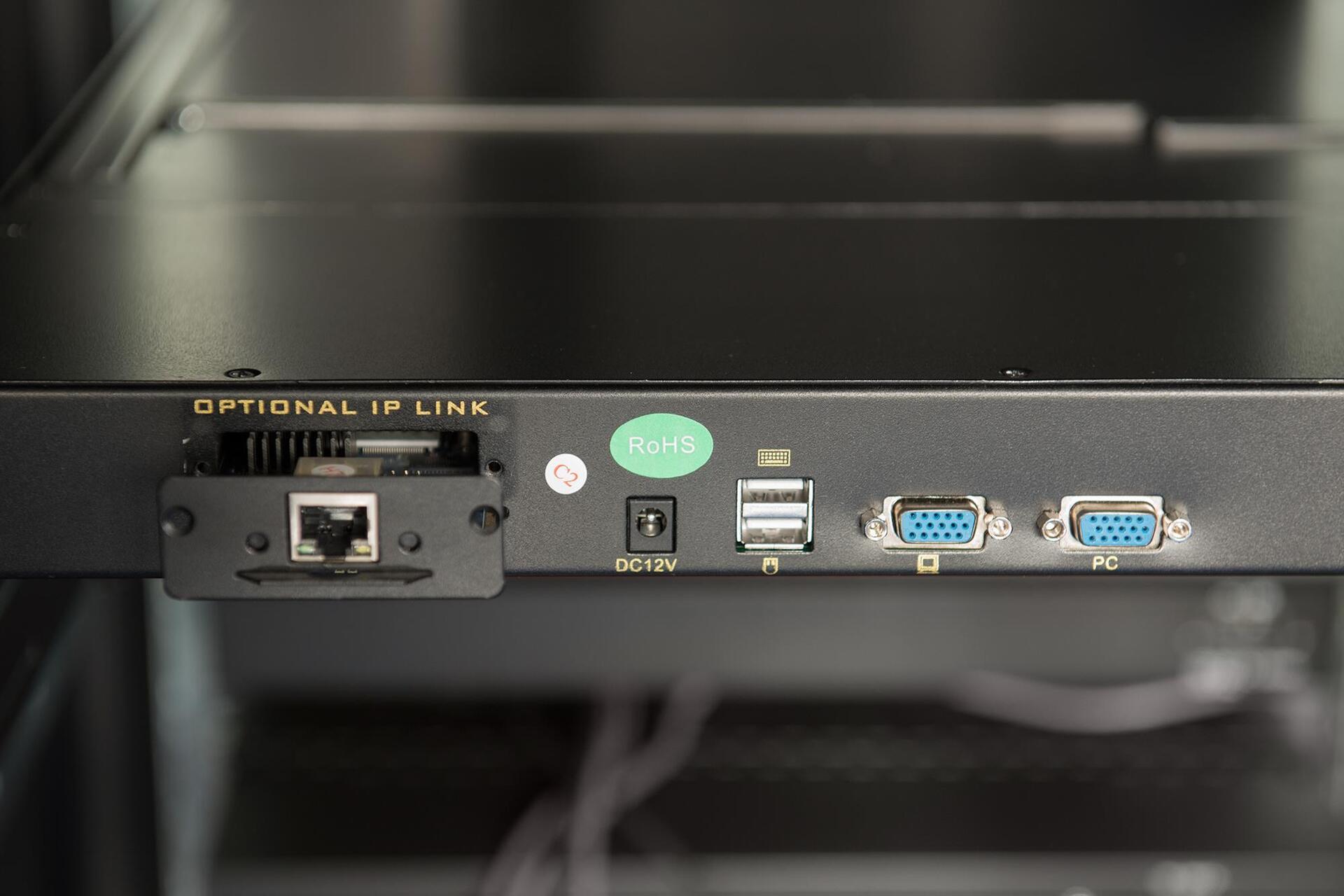 Digitus Professional DS-72211-4GE KVM-Konsole 19" 8-Port Cat 5 Schwarz