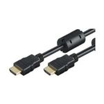 Wentronic Goobay High Speed HDMI™ Kabel mit Ethernet, Schwarz, 5 m - HDMI™ A-Stecker > HDMI™ A-Stecker (31910)