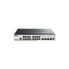 D-Link SmartPro DGS-1510-20 - Switch - L3 - verwaltet - 16 x 10/100/1000 + 2 x Gigabit SFP + 2 x 10 Gigabit SFP+ - Desktop, an Rack montierbar (DGS-1510-20)