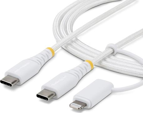 STARTECH 2M USB-C CABLE WITH LIGHTNING . (2M-U2-LNTC-CABLE)